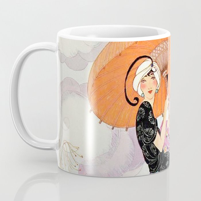 Vintage Magazine Cover - Motherhood on a Windy Beach Coffee Mug Gallery Image 3