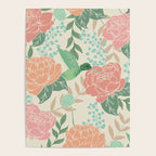 Victorian Garden with Hummingbird Poster Gallery Image 4
