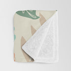 Victorian Garden with Hummingbird Throw Blanket Gallery Image 3