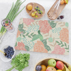 Victorian Garden with Hummingbird Cutting Board Gallery Image 2