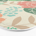 Victorian Garden with Hummingbird Bath Mat Gallery Image 3