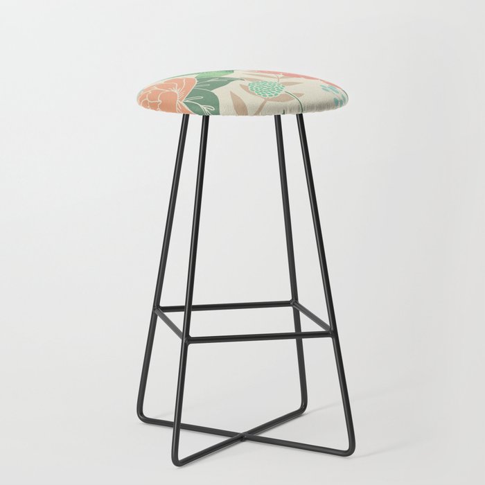 Victorian Garden with Hummingbird Stool Gallery Image 1