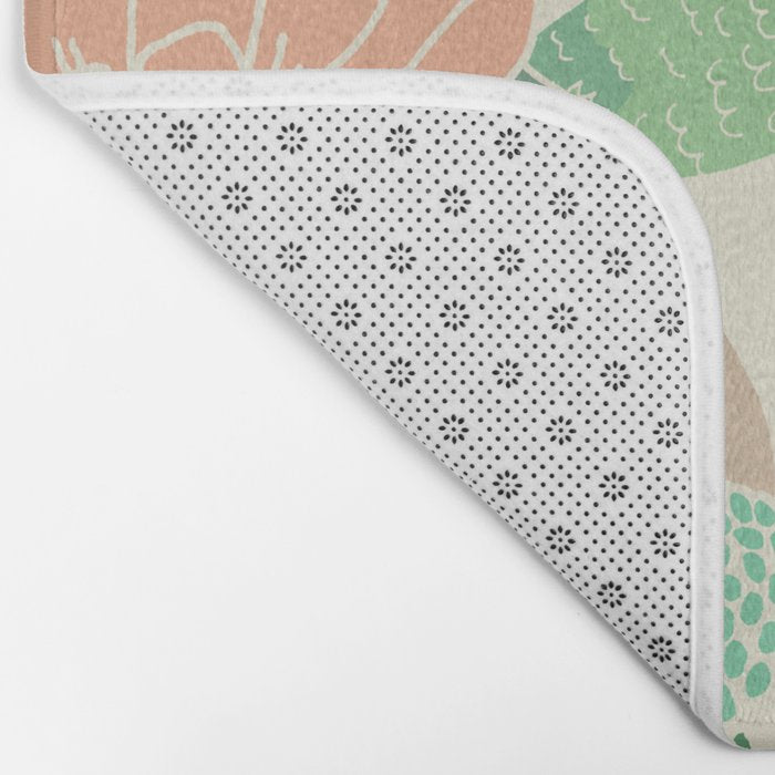 Victorian Garden with Hummingbird Bath Mat Gallery Image 2