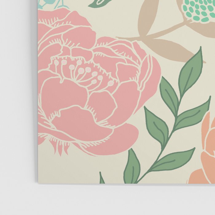 Victorian Garden with Hummingbird Poster Gallery Image 3