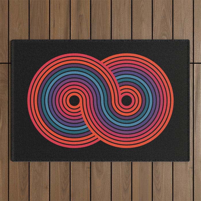 Candy Joyride: Sonar Night Edition Outdoor Rug Gallery Image 1