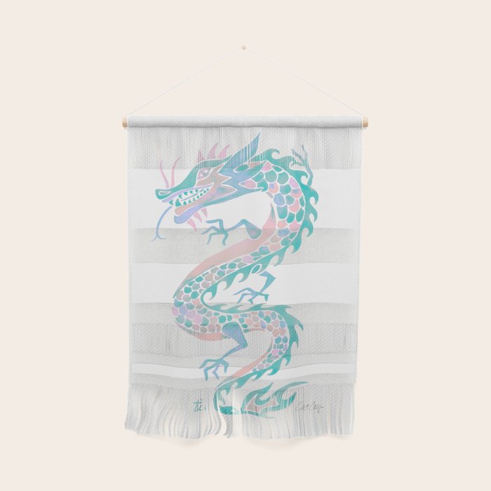 Chinese Dragon â 90s Pastel Palette Wall Hanging Gallery Image 1