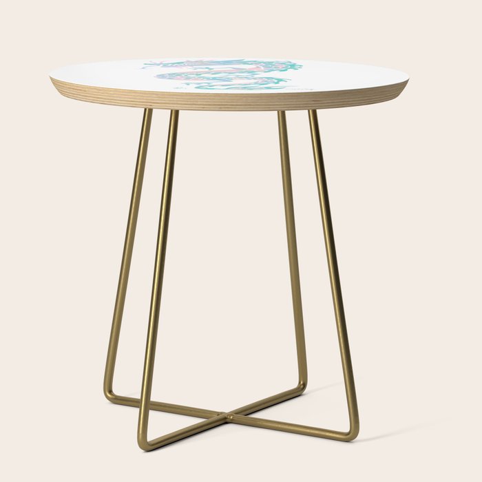 Chinese Dragon â 90s Pastel Palette Side Table Gallery Image 1