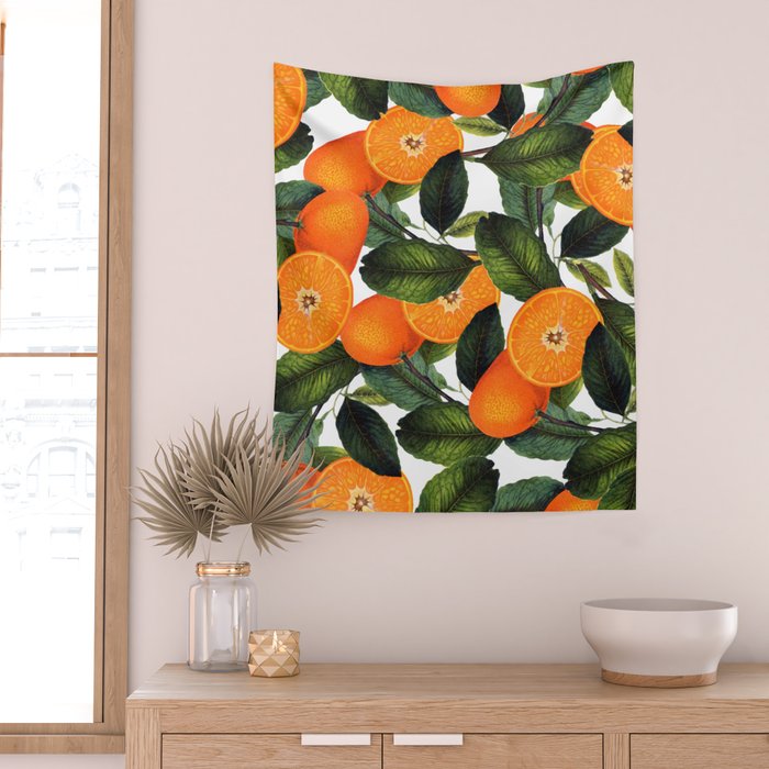 The Forbidden Orange #society6 #decor #buyart Wall Tapestry Gallery Image 2