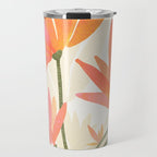 Bright Blooms Floral Painting Travel Mug Gallery Image 1