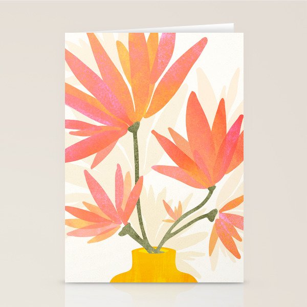 Bright Blooms Floral Painting Stationery Card Gallery Image 2