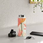 Bright Blooms Floral Painting Water Bottle Gallery Image 4