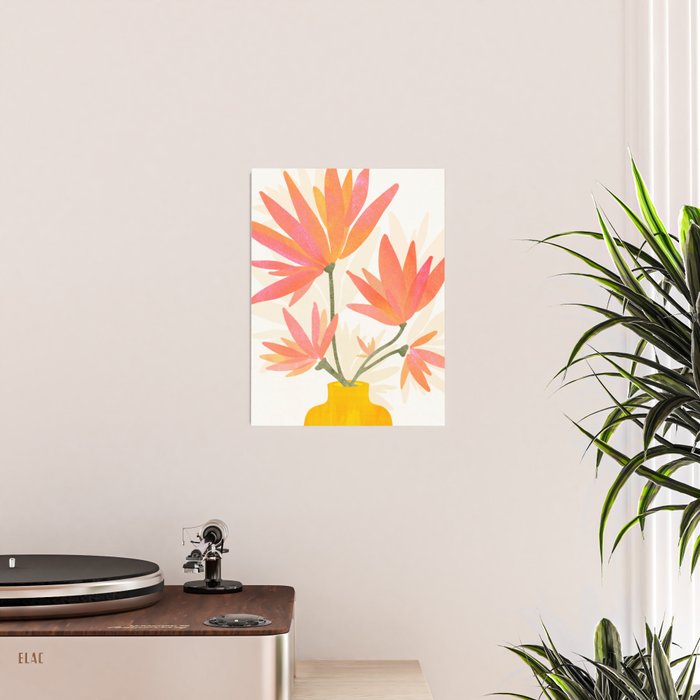 Bright Blooms Floral Painting Poster Gallery Image 2