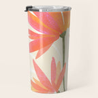 Bright Blooms Floral Painting Travel Mug Gallery Image 3