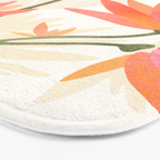 Bright Blooms Floral Painting Bath Mat Gallery Image 3