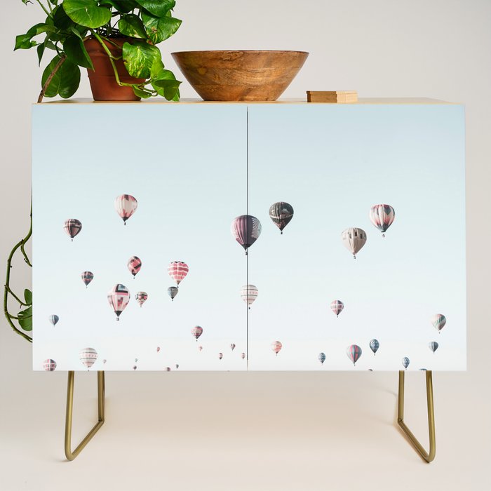 Hot Air Balloons Blue Sky Credenza Gallery Image 1