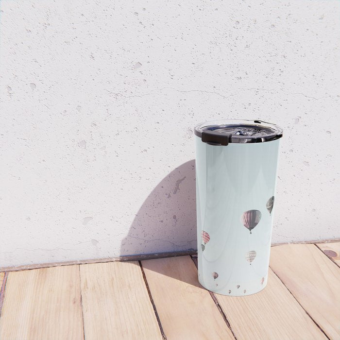 Hot Air Balloons Blue Sky Travel Mug Gallery Image 4