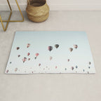 Hot Air Balloons Blue Sky Rug Gallery Image 1