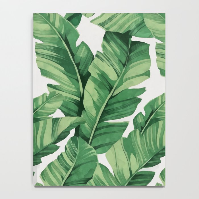 Tropical banana leaves Notebook Gallery Image 4