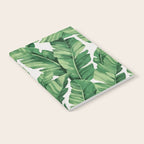 Tropical banana leaves Notebook Gallery Image 2