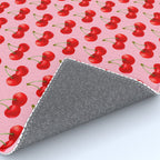 Y2K Cherries - Pink Pattern Large Rug Gallery Image 4