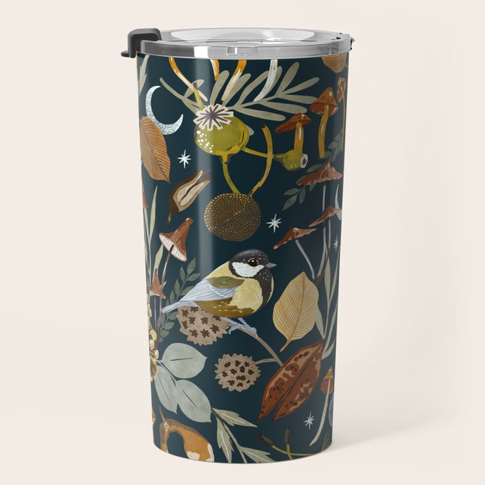 Birds in Autumn Night DP Travel Mug Gallery Image 3