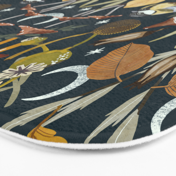 Birds in Autumn Night DP Bath Mat Gallery Image 3