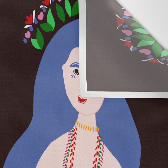 Shahmaran, half woman half snake Wall Tapestry Gallery Image 3