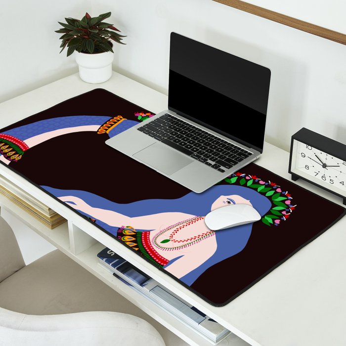 Shahmaran, half woman half snake Desk Mat Gallery Image 2