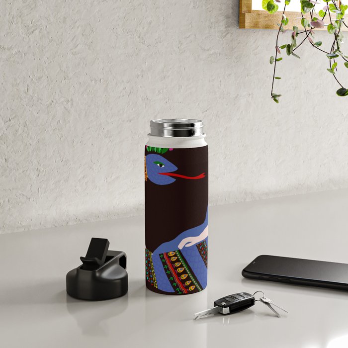 Shahmaran, half woman half snake Water Bottle Gallery Image 4