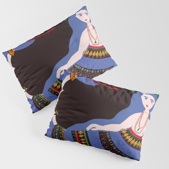 Shahmaran, half woman half snake Pillow Sham Gallery Image 3