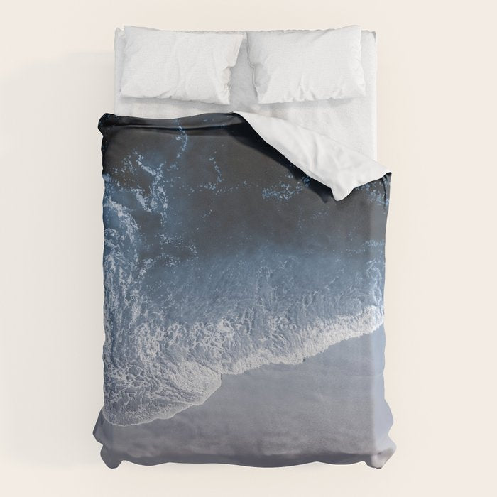 Aerial Ocean Print - Crashing Waves - Beach - Sea Travel photography Duvet Cover Gallery Image 6