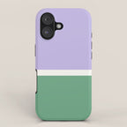 Color Block VIII Purple Green iPhone Case Gallery Image 1