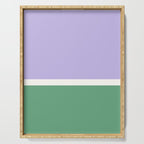 Color Block VIII Purple Green Serving Tray Gallery Image 1