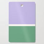 Color Block VIII Purple Green Cutting Board Gallery Image 1