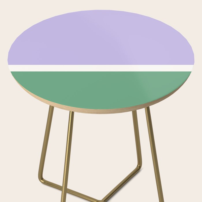 Color Block VIII Purple Green Side Table Gallery Image 2