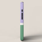 Color Block VIII Purple Green iPhone Case Gallery Image 2