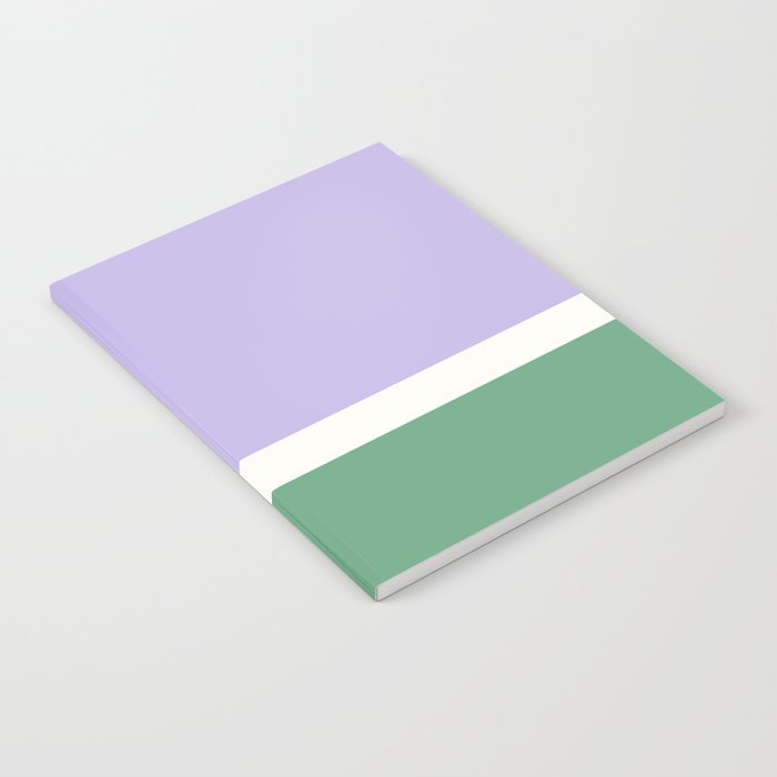 Color Block VIII Purple Green Notebook Gallery Image 2