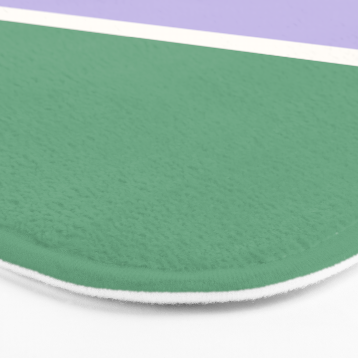 Color Block VIII Purple Green Bath Mat Gallery Image 3