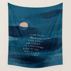 Cling To Joy, Bold, Audacious Joy That Looks For Light In Everything Even In The Waiting. Wall Tapestry Gallery Image 4