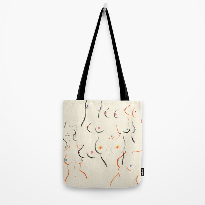 Breasts in Cream Tote Bag Gallery Image 2