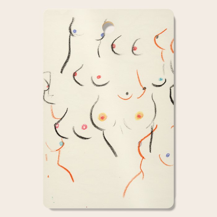Breasts in Cream Cutting Board Gallery Image 1