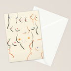 Breasts in Cream Stationery Card Gallery Image 2