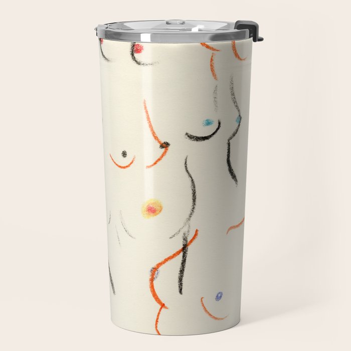 Breasts in Cream Travel Mug Gallery Image 2
