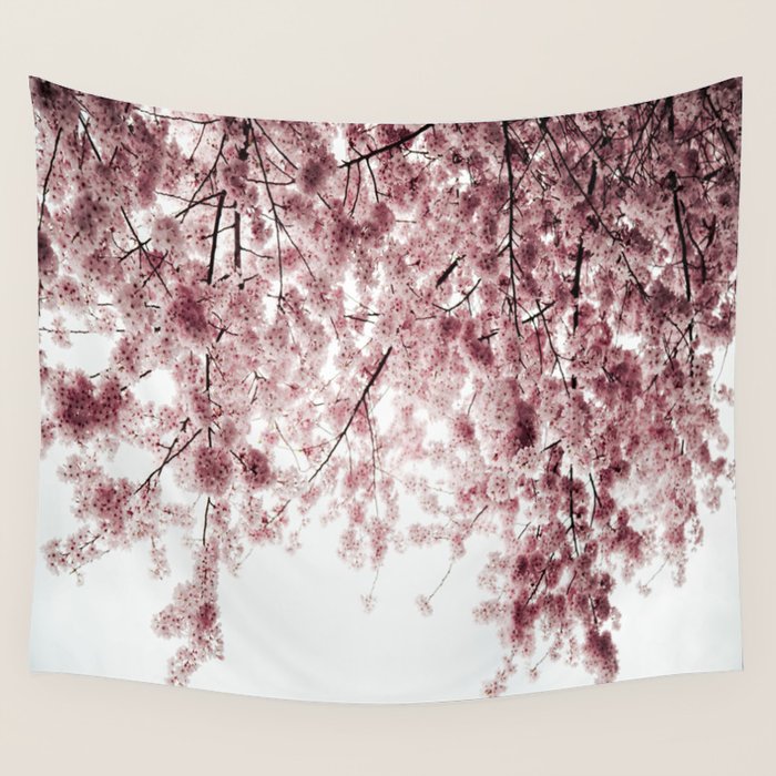Cherry Blossoms Wall Tapestry Gallery Image 1