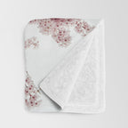 Cherry Blossoms Throw Blanket Gallery Image 3