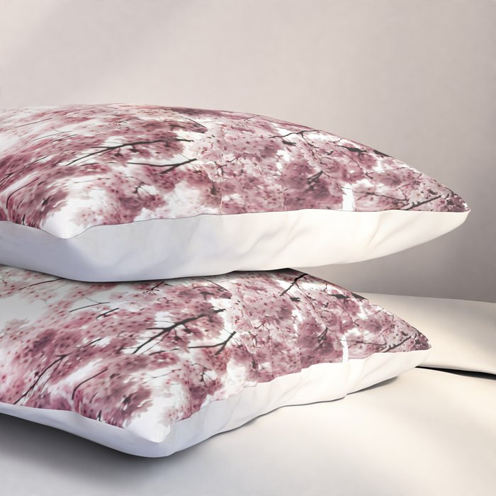 Cherry Blossoms Pillow Sham Gallery Image 3