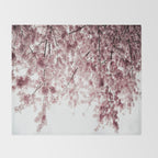 Cherry Blossoms Throw Blanket Gallery Image 2