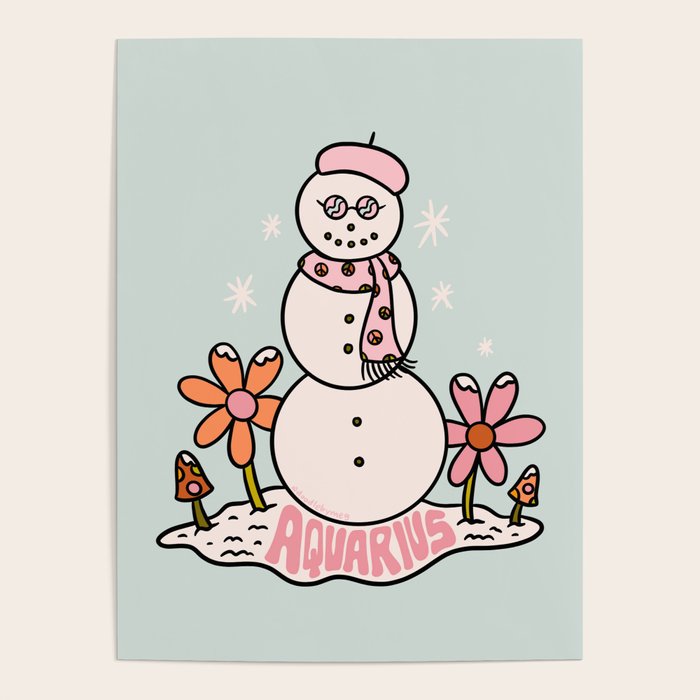 Aquarius Snowman Poster Gallery Image 4