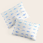 Mascara Envy - Blue OmbrÃ© Palette Pillow Sham Gallery Image 3