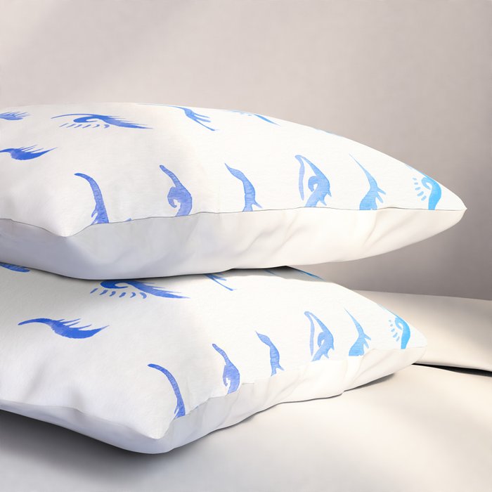 Mascara Envy - Blue OmbrÃ© Palette Pillow Sham Gallery Image 3